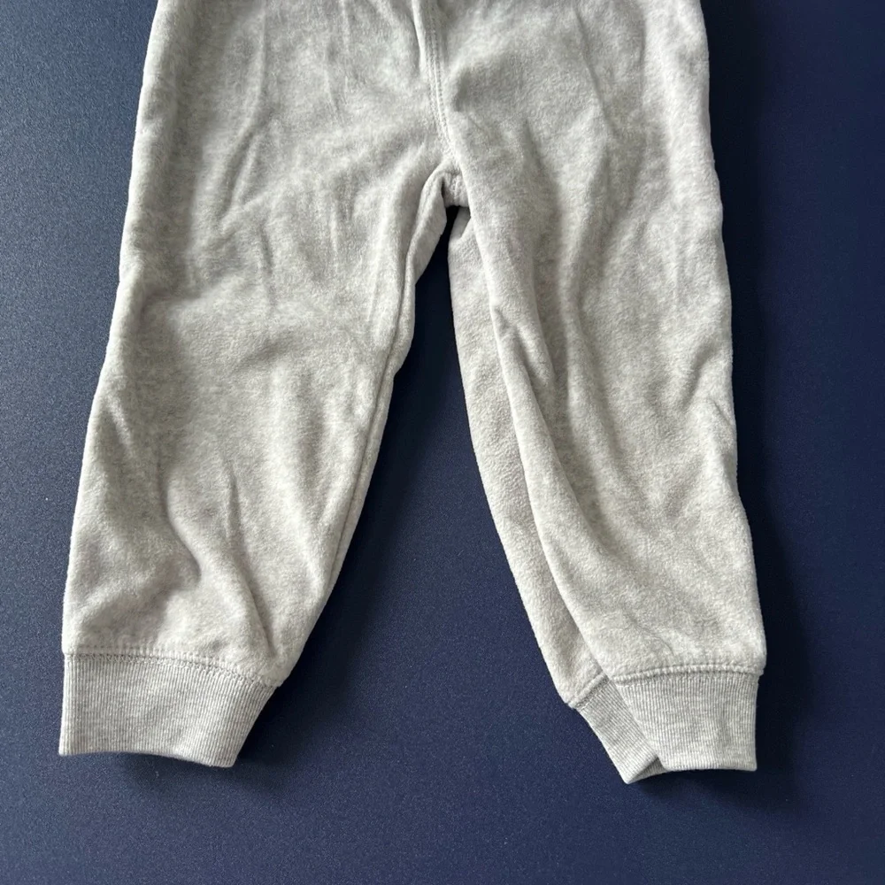 Carter's Baby Boys' 2-Piece Heather Plaid Fleece Pullover Top‎ & Pants Set 18M - Picture 7 of 9